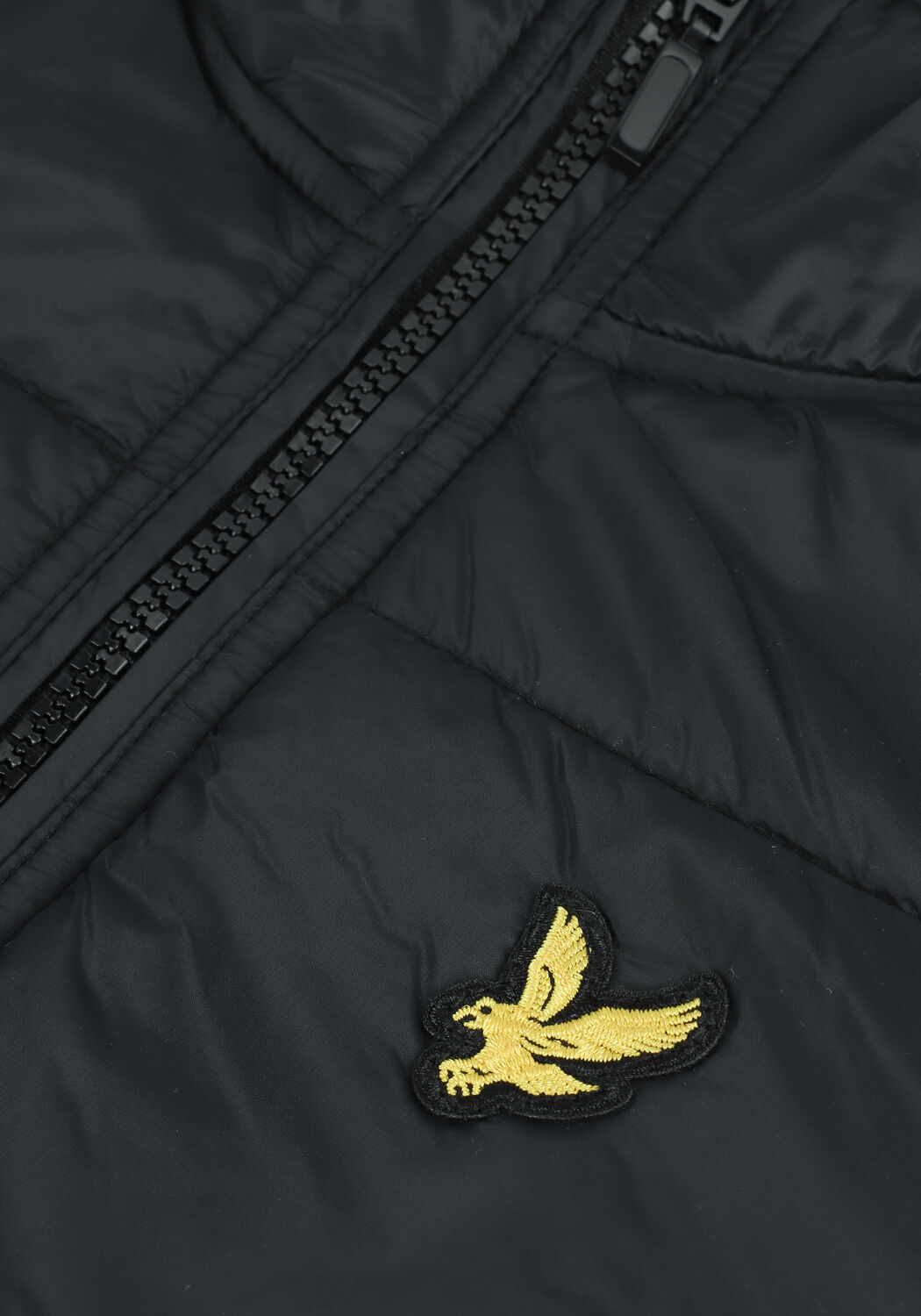 Schwarze LYLE & SCOTT Wattierte Jack LIGHTWEIGHT PUFFER JACKET - large