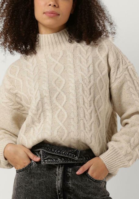 Sand SCOTCH & SODA Pullover KNITTED LUREX WOOL BLEND PULLOVER - large
