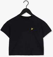 Schwarze LYLE & SCOTT T-shirt CROPPED T-SHIRT