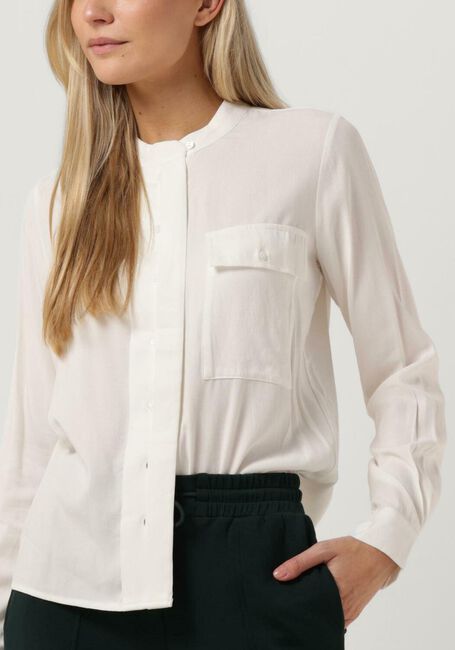 Weiße SIMPLE Blusen EVIA WV-LYOCEL-22-3 - large