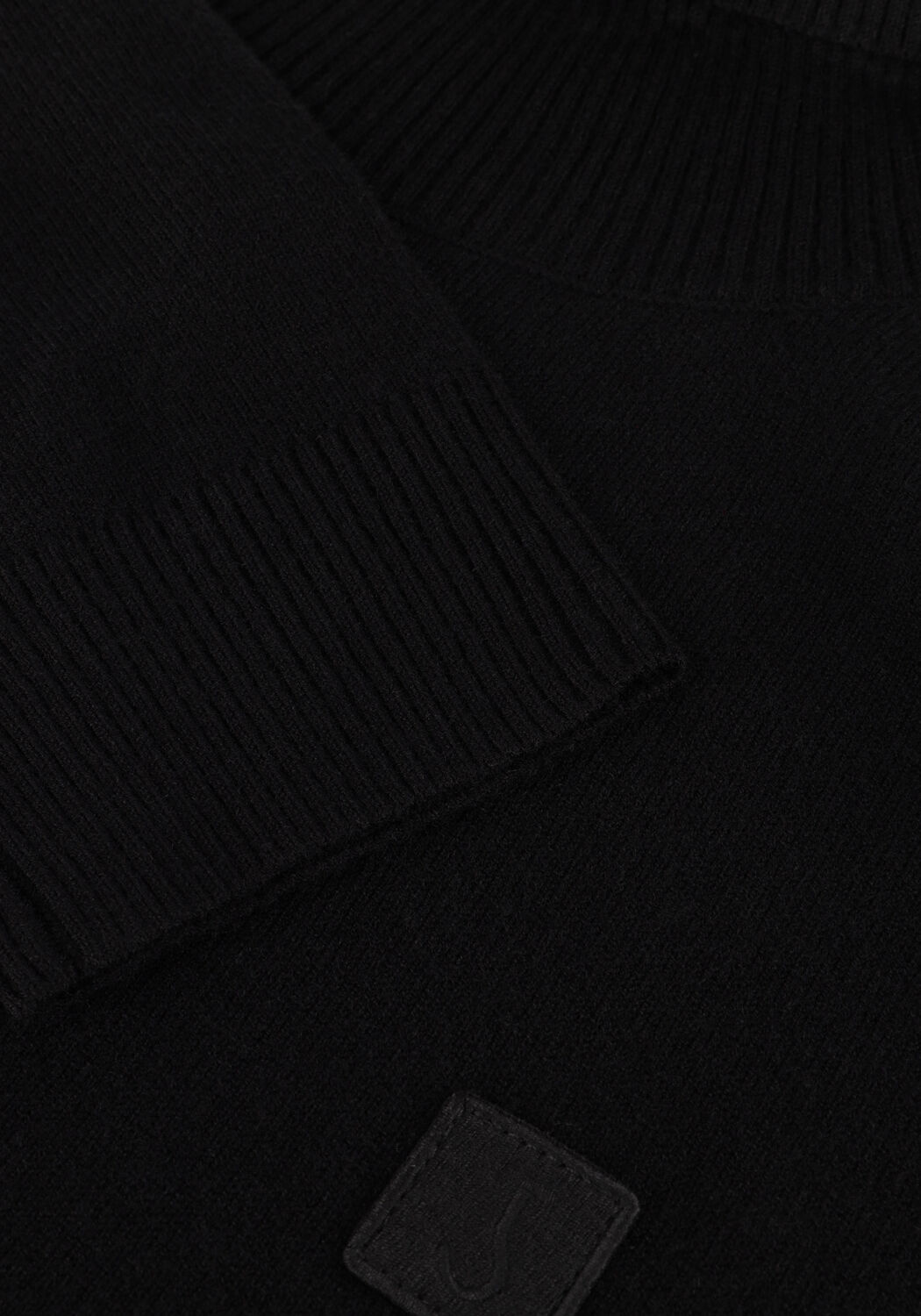 Schwarze BUTCHER OF BLUE Rollkragenpullover CLIFDEN COLL - large