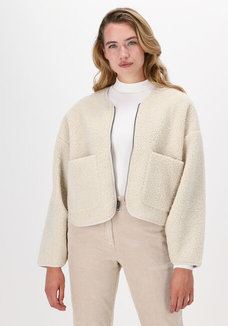 Ecru KNIT-TED Teddy-Jacke TEDDIE - large