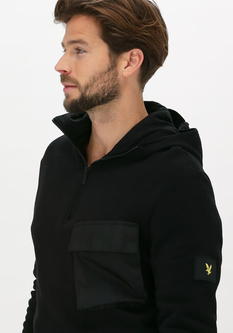 Schwarze LYLE & SCOTT Sweatshirt POCKET HOODIE - large