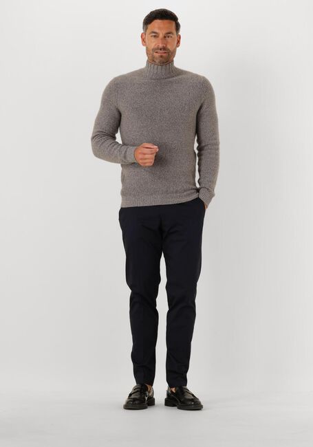 Graue PROFUOMO Rollkragenpullover PULLOVER MOCK NECK BOILED WOOL - large