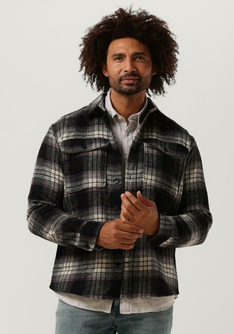 Dunkelblau SELECTED HOMME Overshirt LOOSEPABLO LS CHECK - large