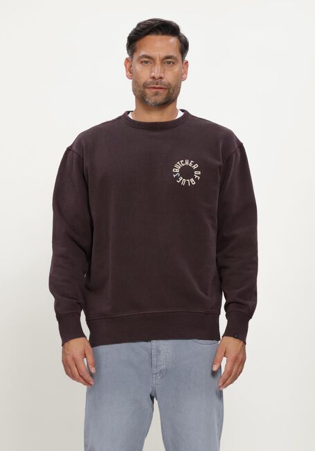 Braune BUTCHER OF BLUE Sweatshirt CIRCLE CREW - large