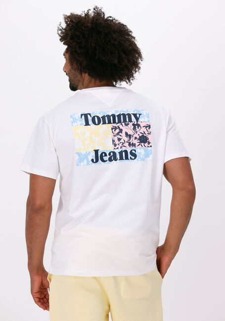 Nicht-gerade weiss TOMMY JEANS T-shirt TJM FLORAL FLAG TEE - large