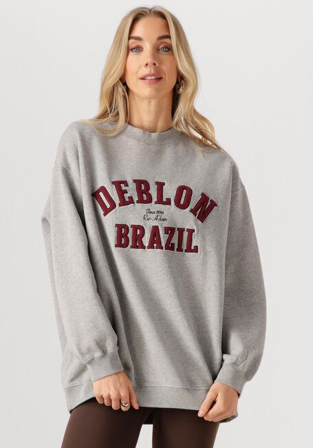 Hellgrau DEBLON SPORTS Sweatshirt MALOU SWEATER - large