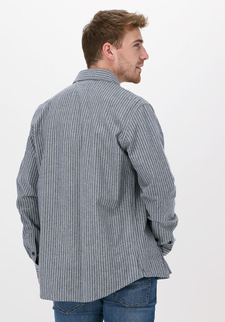 Blaue ANERKJENDT Casual-Oberhemd AKLOUIS STRIPE CHAMBRAY SHIRT - large