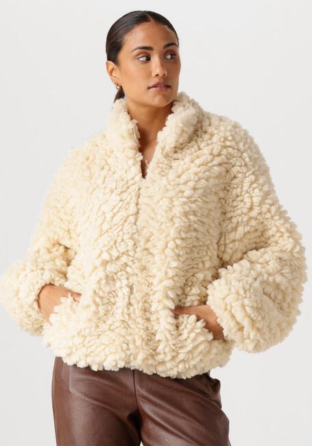 Ecru ANOTHER LABEL Teddy-Jacke SARA JACKET - large