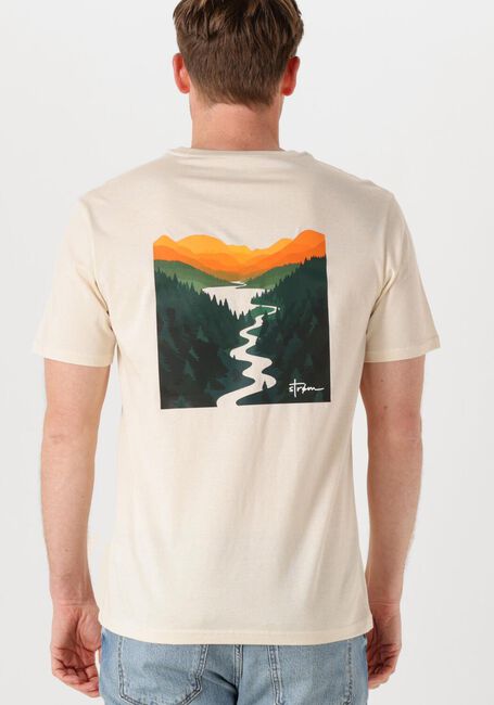 Ecru STRØM Clothing Polos & T-Shirts T-SHIRT - large