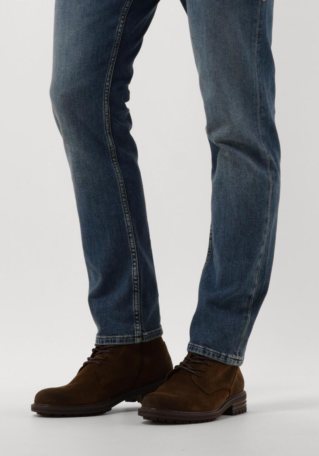 Braune PANTOFOLA D'ORO Schn&uuml;rboots CAMPIGLIO HIGH PELLE INVECCHIATA - large