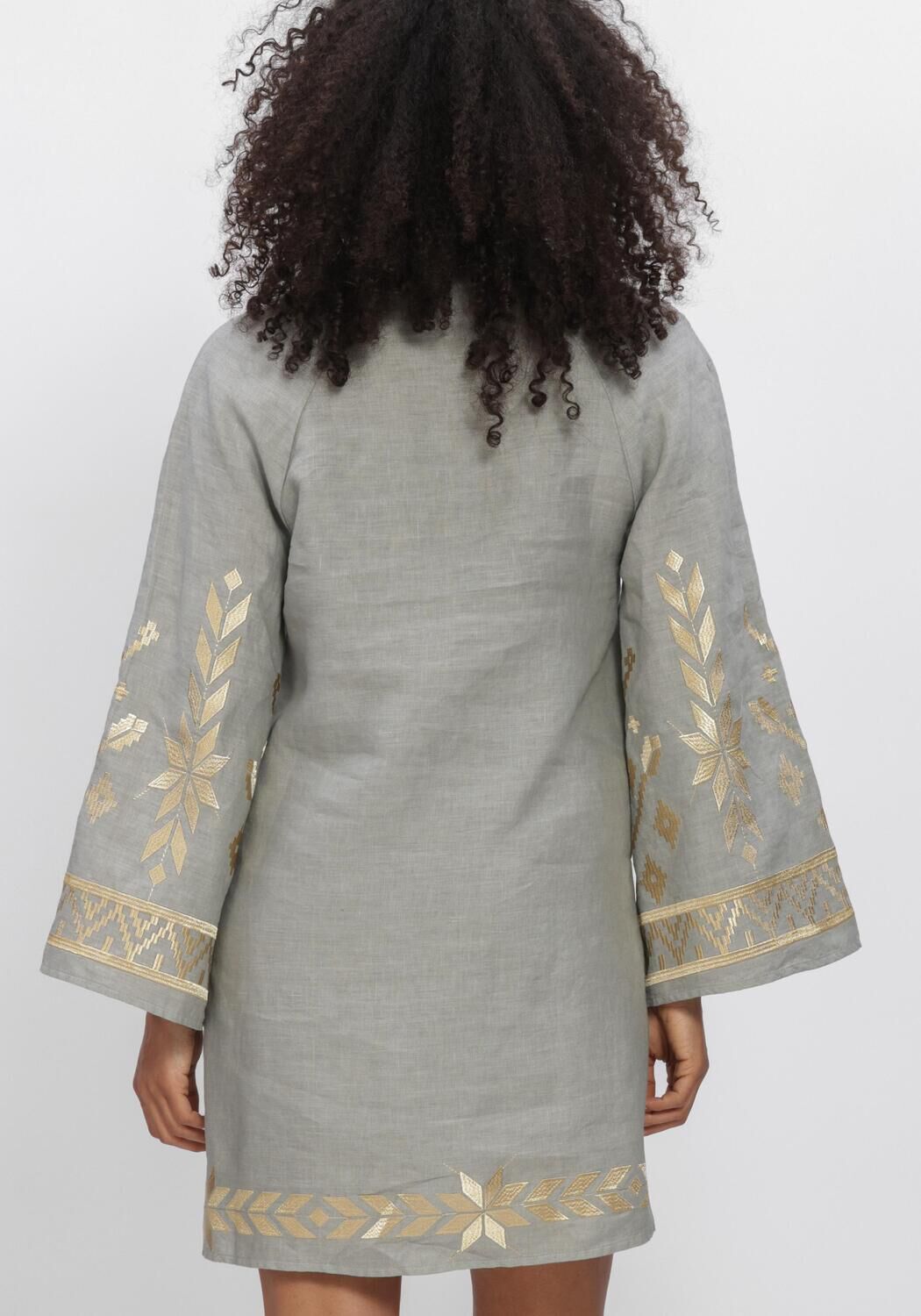 Hellgrau GREEK ARCHAIC KORI Minikleid S26K-2043204 - large