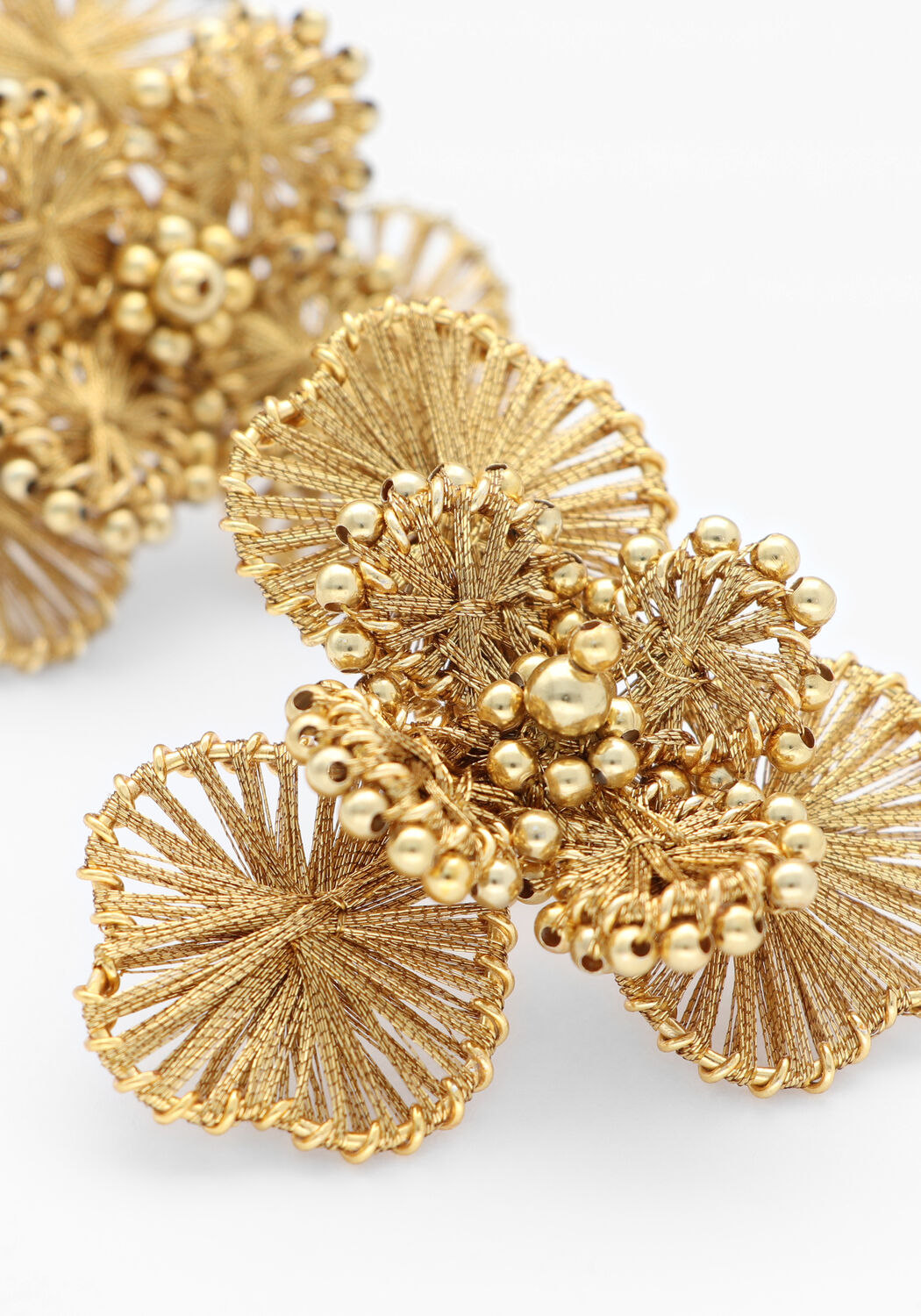 Goldfarbig LOTT. GIOIELLI Ohrringe FLOWER EARRING L - large