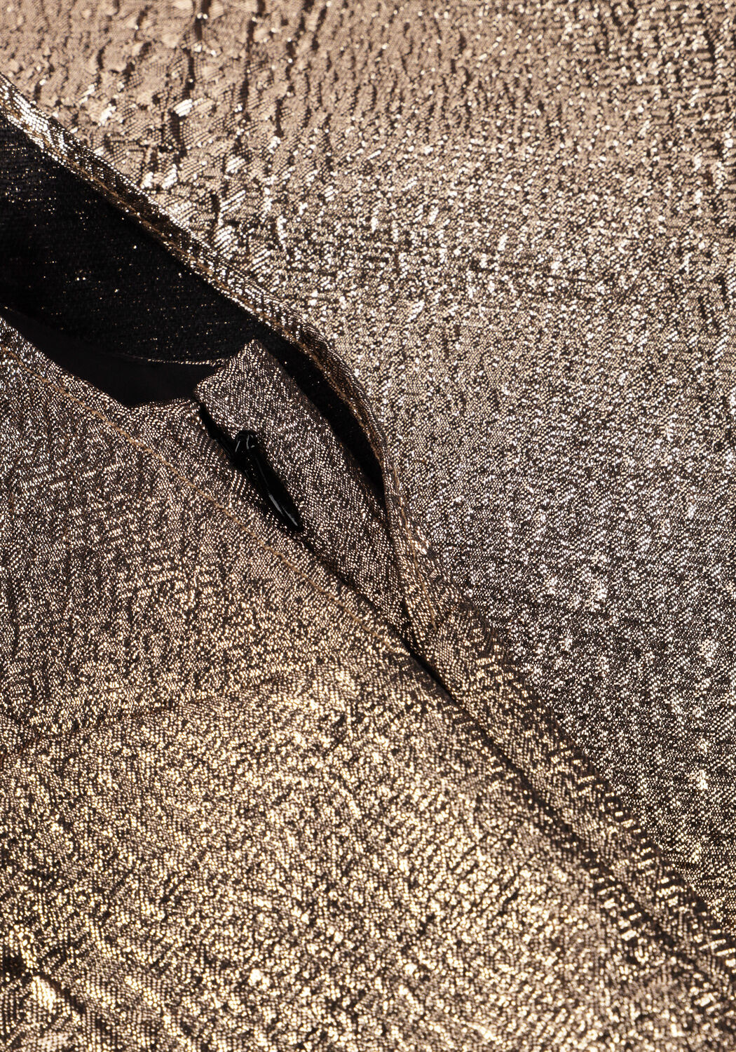 Goldfarbene DEA KUDIBAL Minikleid DITTA - large