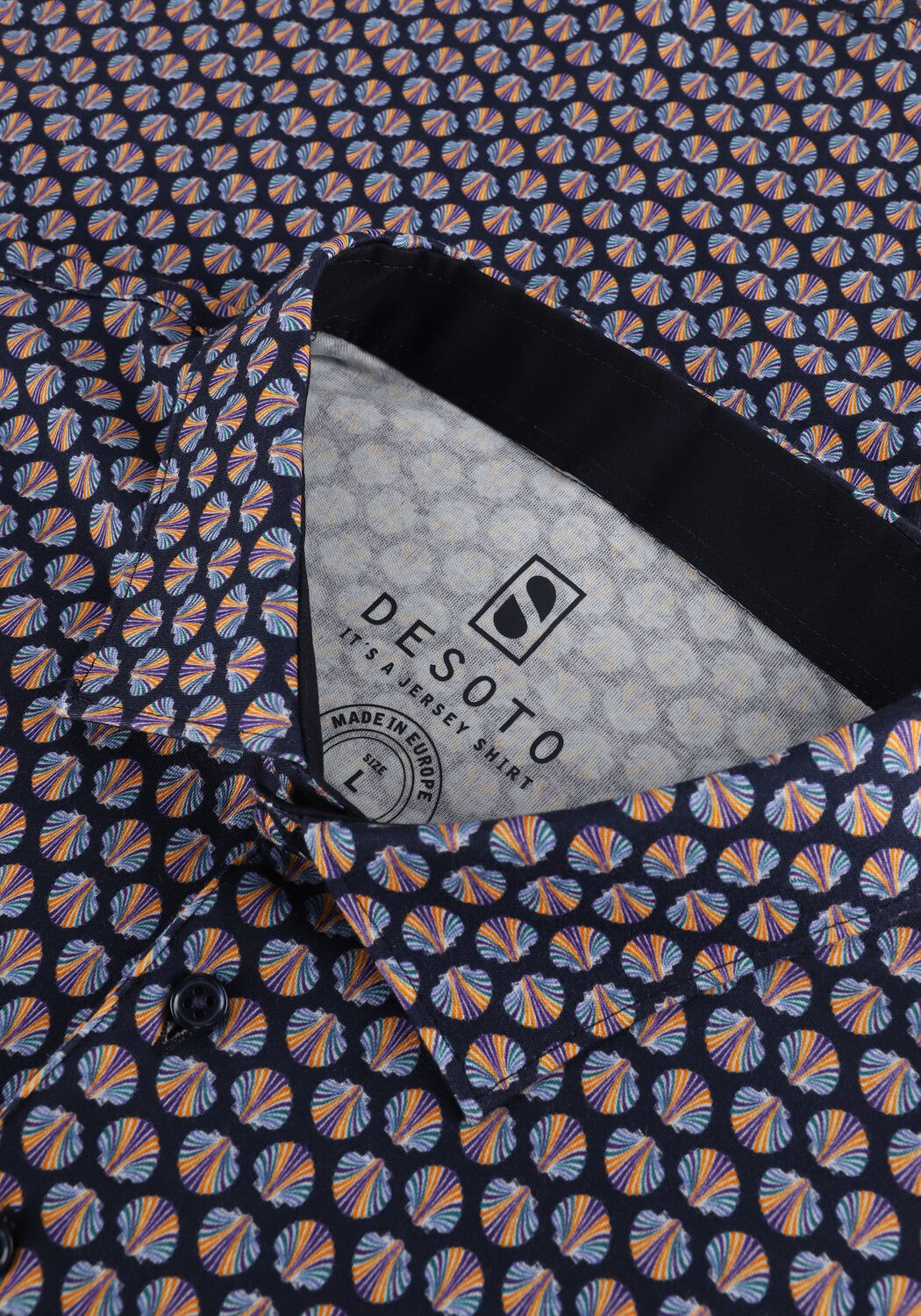 Dunkelblau DESOTO Polo-Shirt POLO KENT - large