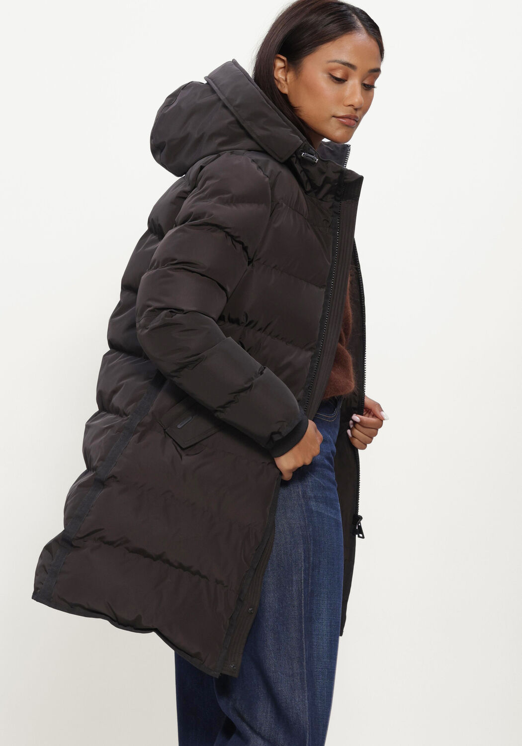 Schwarze AIRFORCE Wattierte Jack JADE JACKET - large