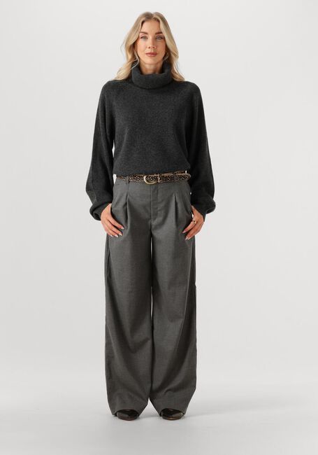 Dunkelgrau GESTUZ Pullover MANZIGZ WOOL ROLLNECK - large
