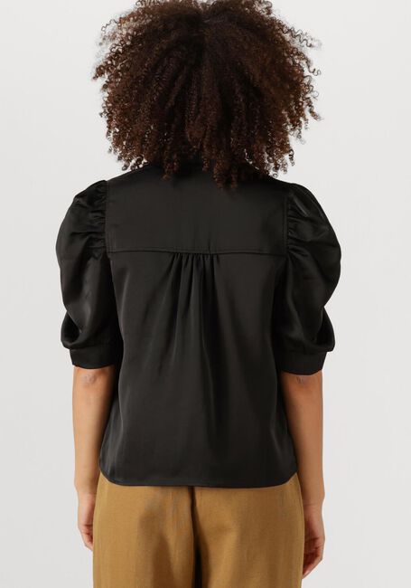 Schwarze NEO NOIR Blusen ROELLA HEAVY SATEEN BLOUSE - large