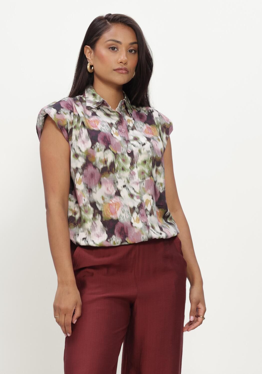 Mehrfarbige/Bunte MINUS Top MSNADIA SHIRT - large