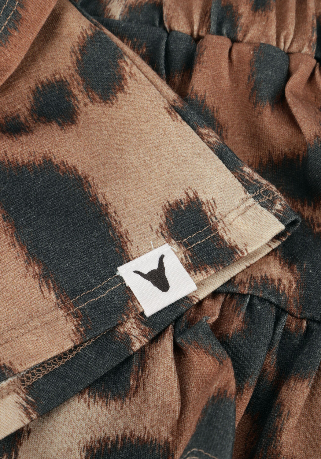 Braune ALIX MINI Minirock ANIMAL SKIRT - large