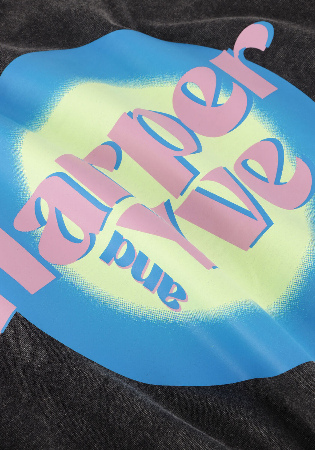 Schwarze HARPER & YVE T-shirt HOTSTUFF-SS CROPPED - large