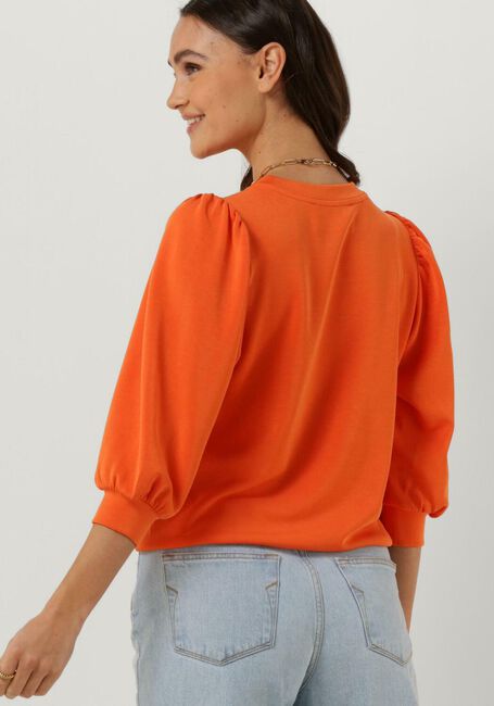 Orangene SELECTED FEMME Pullover SLIFTENNY 3/4 SWEAT TOP - large