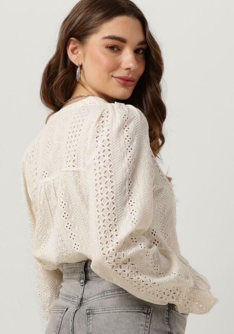 Ecru BY-BAR Blusen FRANKIE EMBROIDERY BLOUSE - large