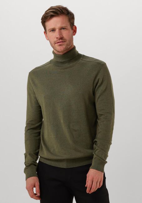 Grüne SELECTED HOMME Rollkragenpullover SLHBERG ROLL NECK NOOS - large