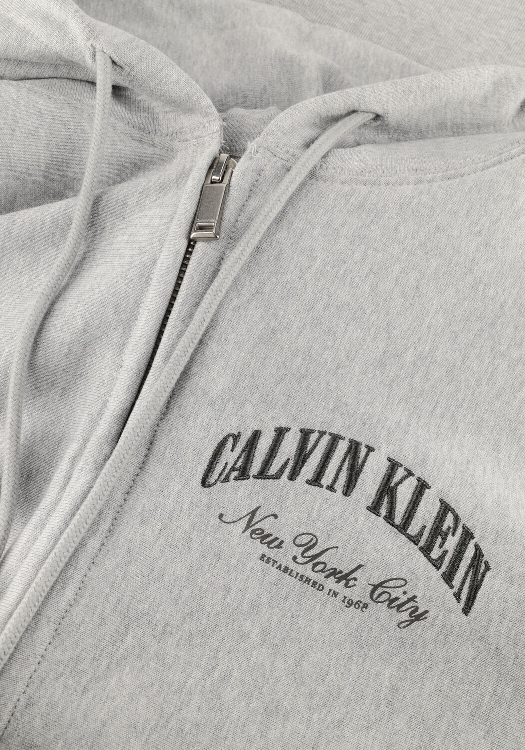 Hellgrau CALVIN KLEIN Sweatshirt LS PREMIUM TERRY CALVIN COLLEGIA - large