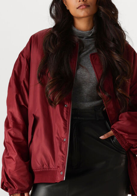 Bordeaux OBJECT Jack OBJMARY OVERSIZE BOMBER JACKET - large
