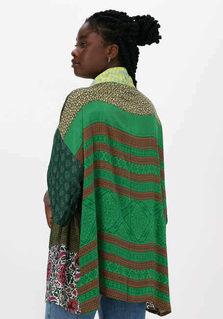 Gr&uuml;ne SISSEL EDELBO Kimono LOTUS SHORT MIX KIMONO - large