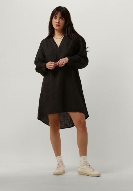 Schwarze BY-BAR Minikleid RESA LINEN DRESS - large