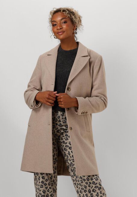 Beige SELECTED FEMME Mäntel SLFNEW ALMA WOOL COAT - large