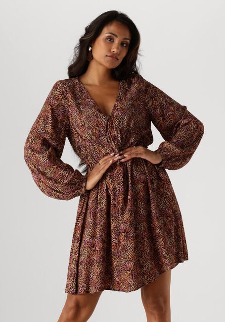 Braune YDENCE Minikleid DRESS JAELY - large