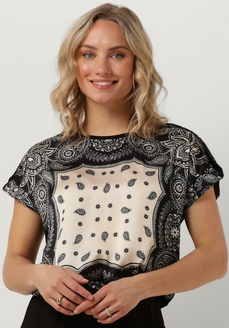 Schwarze LIU JO T-shirt JERSEY RASO T-SHIRT - large