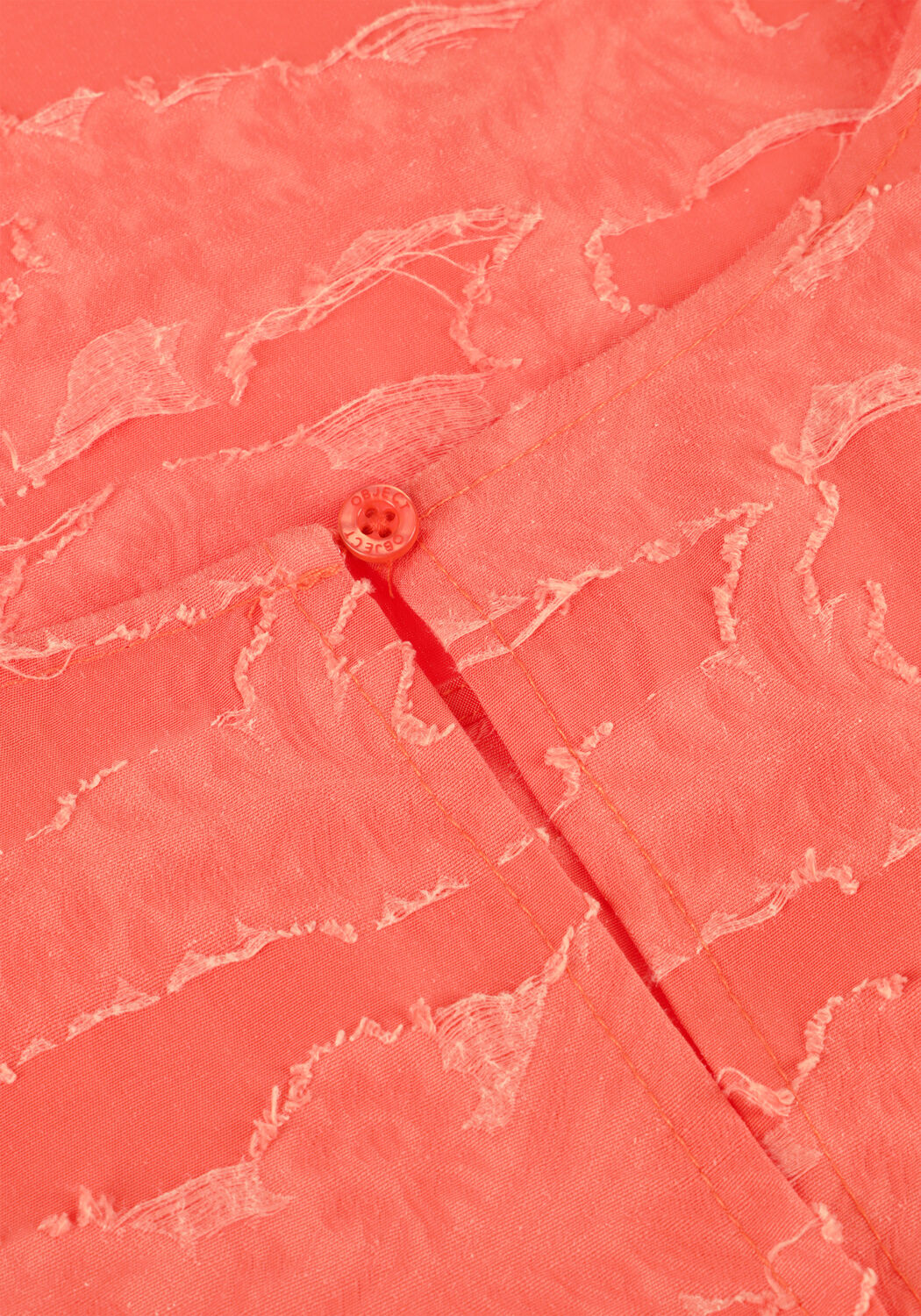 Orangene OBJECT Midikleid OBJSUKI 3/4 DRESS 137 - large