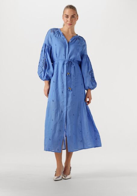 Blaue SCARLETT POPPIES Midikleid LIWA LONG DRESS - large