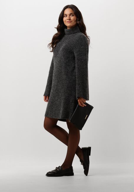 Graue GESTUZ Minikleid ALPHAGZ ROLLNECK DRESS - large