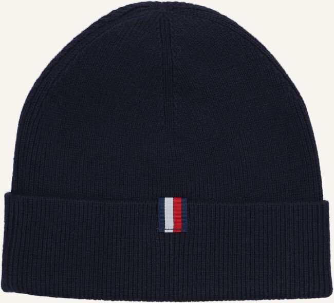 Blaue TOMMY HILFIGER Mütze UPTOWN WOOL BEANIE Blaue TOMMY HILFIGER Mütze UPTOWN WOOL BEANIE - large