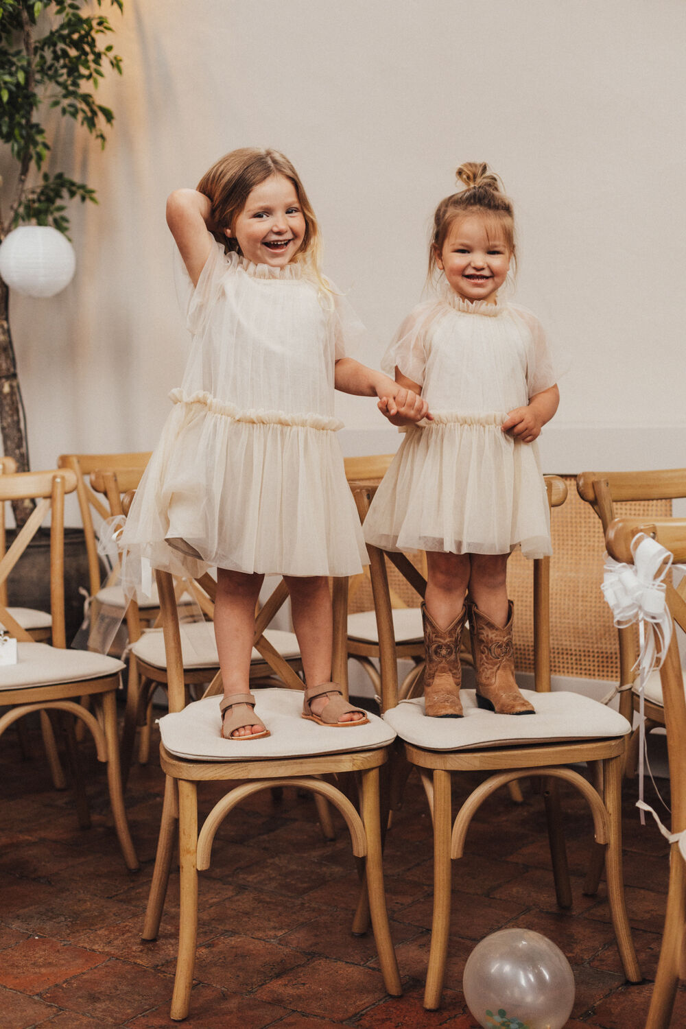 Creme BAJE STUDIO Minikleid MELLE - large