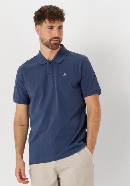 Dunkelblau SCOTCH & SODA Polo-Shirt COTTON PIQUE REGULAR FIT POLO - large