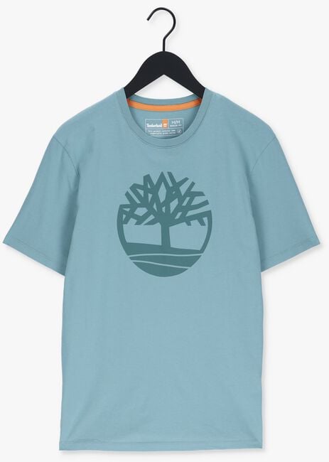 Hellblau TIMBERLAND T-shirt SS K-R BRAND TREE T - large
