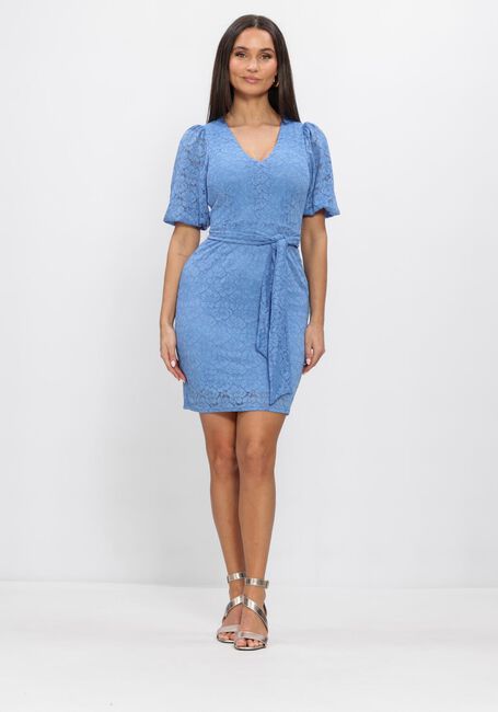 Blaue FREEBIRD Minikleid F-JER-LACE-FLOWER-26-1 - large