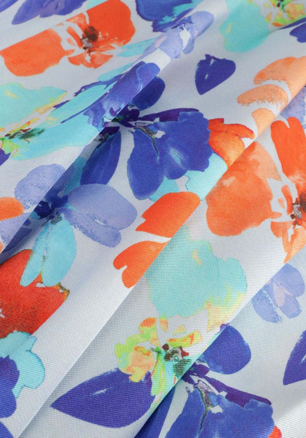 Mehrfarbige/Bunte JANSEN AMSTERDAM Maxikleid WP549 PRINTED LONG WRAP DRESS - large