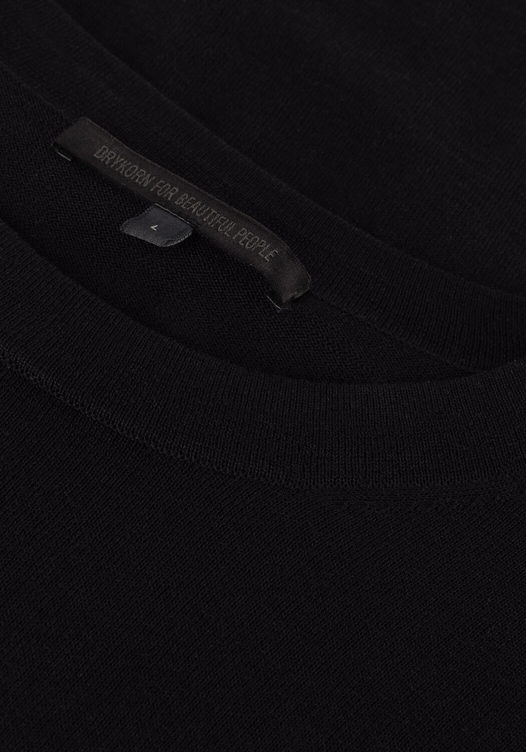 Schwarze DRYKORN T-shirt VALENTIN 420052 - large