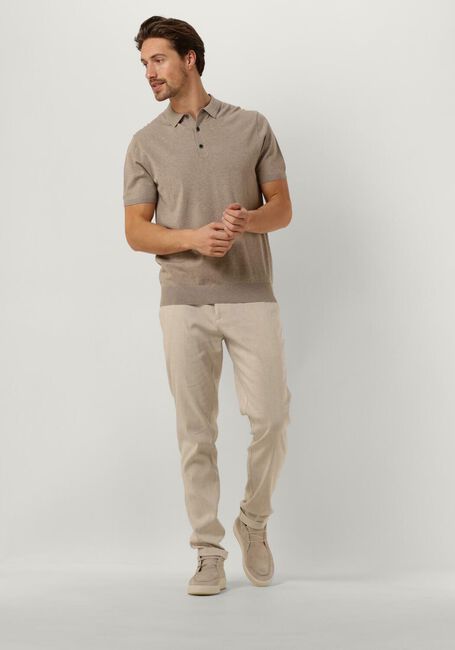Beige PROFUOMO Polo-Shirt POLO SHORT SLEEVE - large