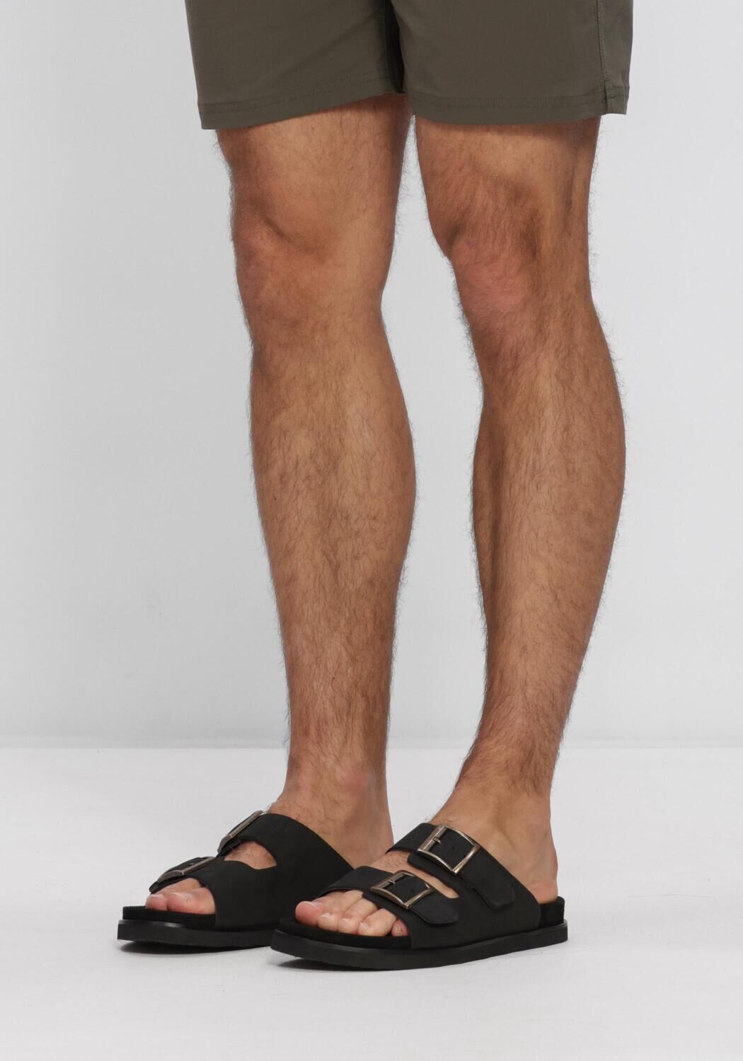 Schwarze STEFANO LAURAN Pantolette 26006 - large