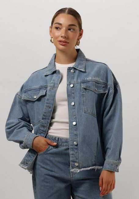 Hellblau ALIX THE LABEL Jeansjacke LADIES WOVEN DENIM JACKET - large