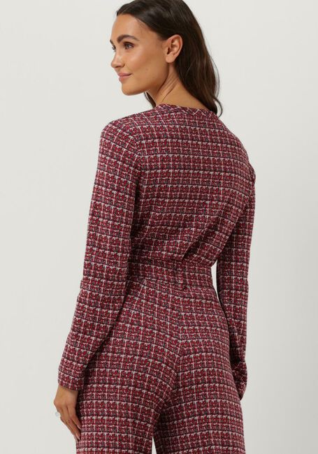 Rote VANILIA  TARTAN TWEED LONGSLEEVE - large